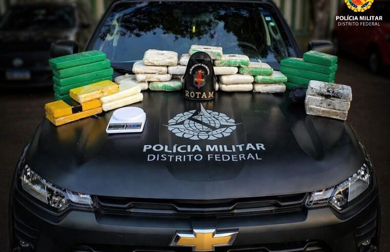 ROTAM prende quatro homens e apreende carga milionária de drogas em Ceilândia