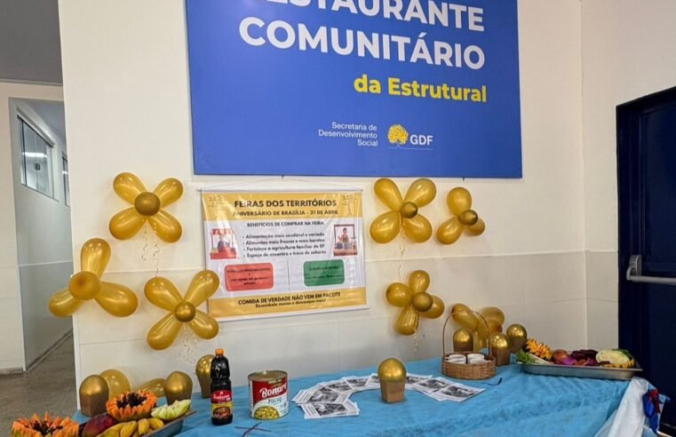 Restaurantes comunitários de Brasília servem 43 mil refeições no aniversário da capital