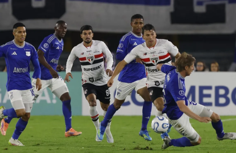 São Paulo empata com Millonarios na Colômbia e segue líder do grupo na Sul-Americana