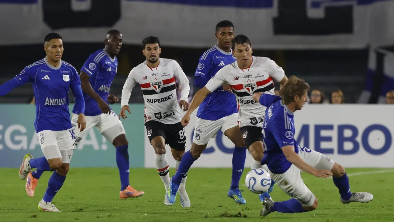 São Paulo empata com Millonarios na Colômbia e segue líder do grupo na Sul-Americana