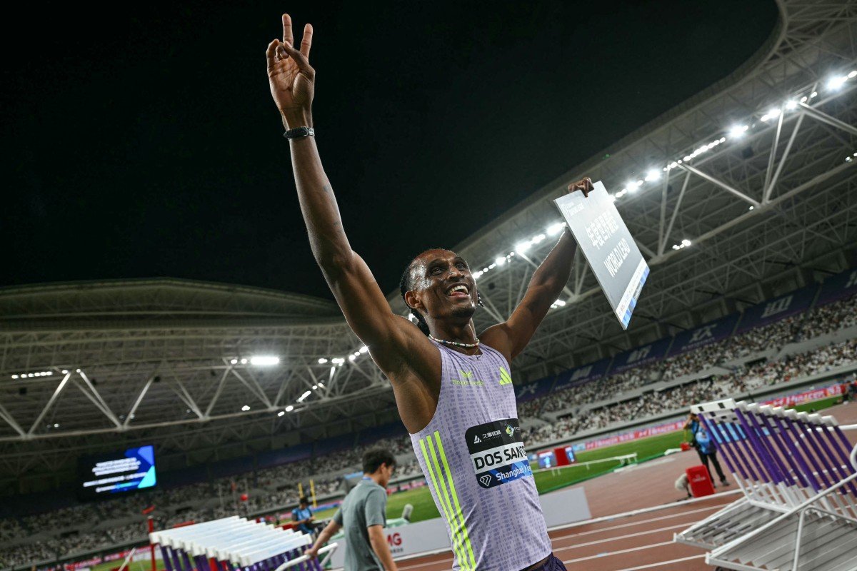 Alison dos Santos vence etapa da Diamond League com melhor marca do ano