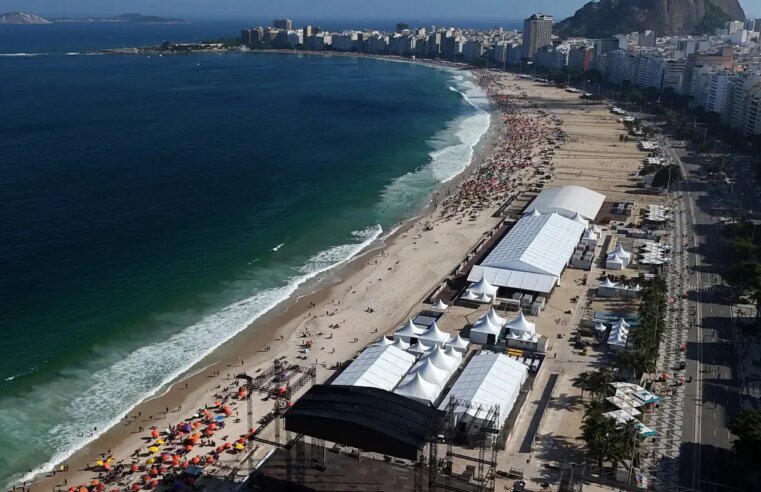 Avenida Atlântica está interditada para show de Shakira no Rio