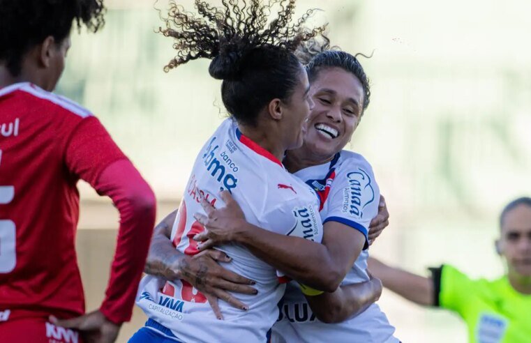 Bahia decide no 1º tempo e vence o Inter pelo Brasileirão Feminino