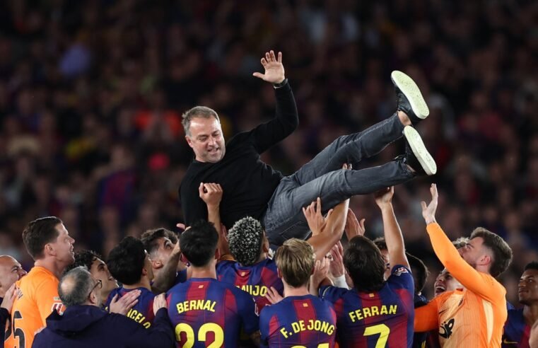 Barcelona castiga Real Madrid e celebra título espanhol em cima do rival