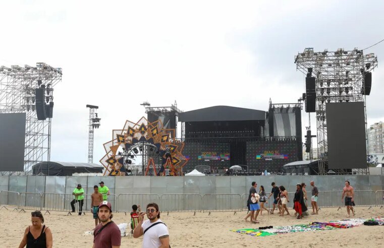 Bombeiros fazem última vistoria em estruturas para show de Shakira