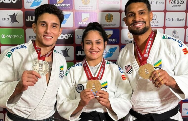 Brasil conquista sete medalhas no Grand Slam de Astana no Cazaquistão