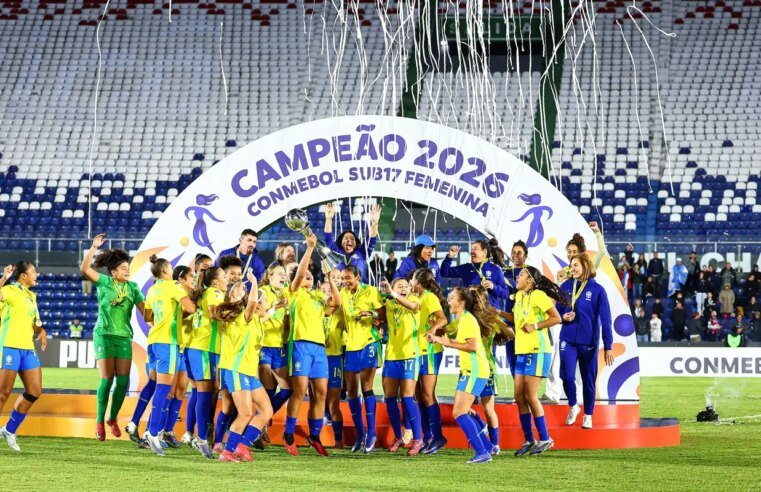Brasil derrota Argentina e é campeão Sul-Americano Sub-17 feminino