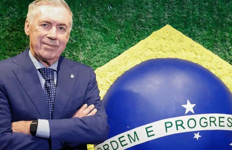 CBF anuncia ampliação de contrato com técnico Carlo Ancelotti