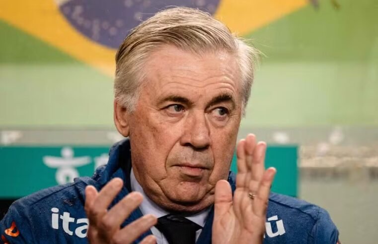 CBF renova contrato de Ancelotti até Copa de 2030