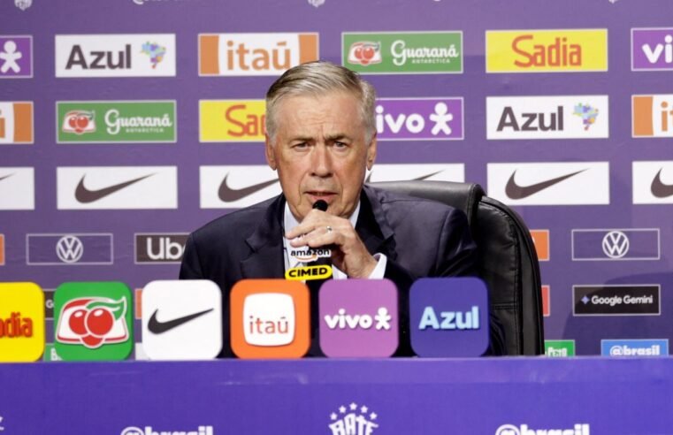Carlo Ancelotti pede que torcida confie nos 26 convocados para a Copa