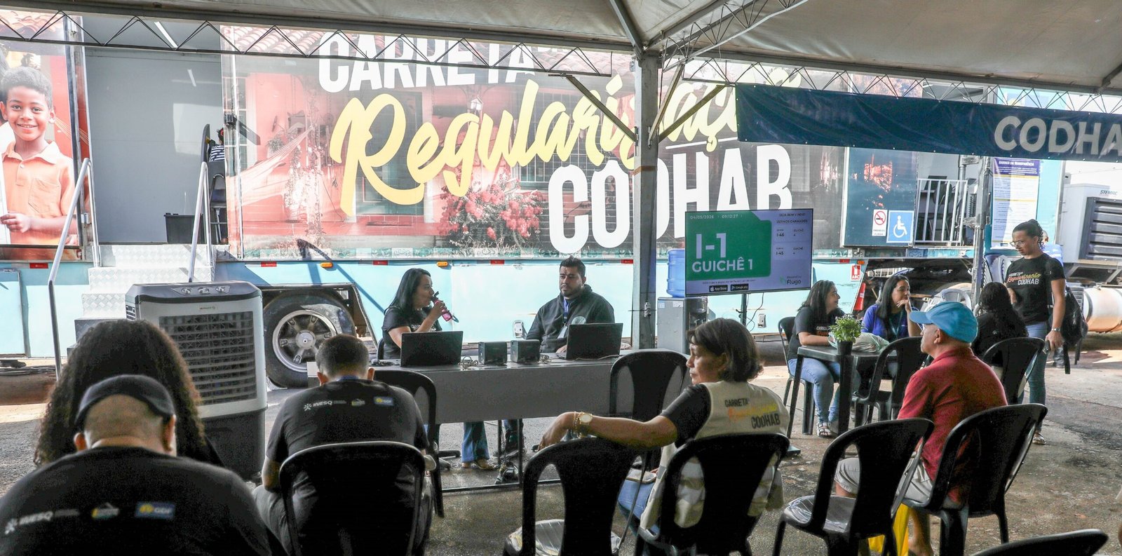 Carreta da Regularização atende Riacho Fundo II de 4 a 8 de maio