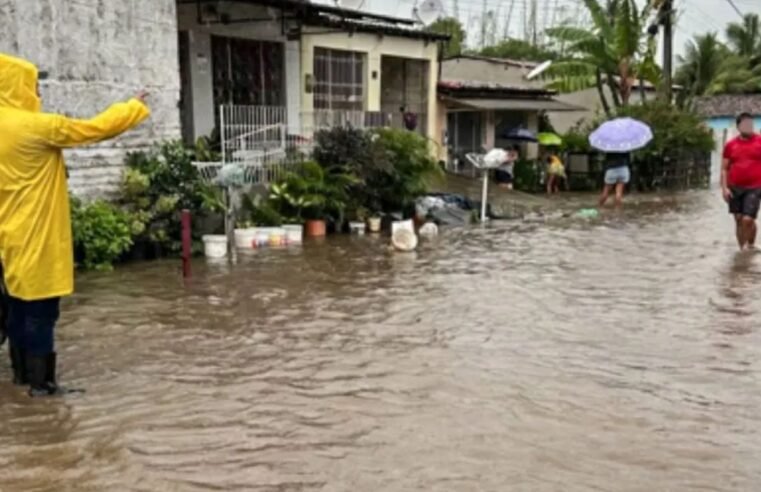 Chuvas em Pernambuco causam deslocamento de 9,4 mil pessoas 