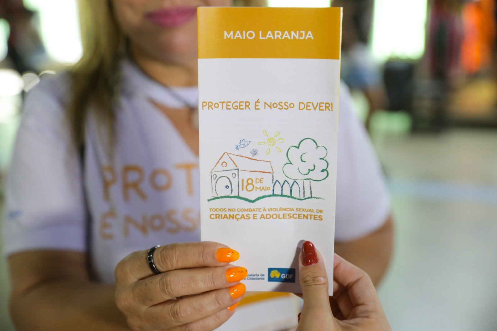 DF intensifica ações contra violência sexual infantil no Maio Laranja