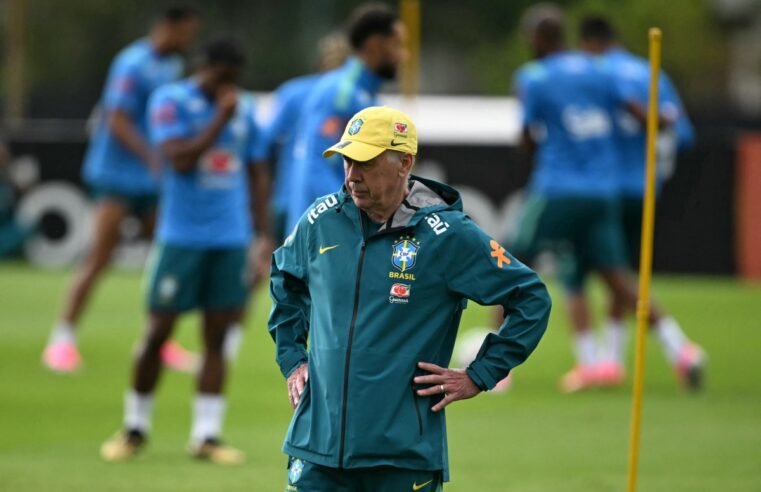 De olho na Copa, Ancelotti deve testar elenco inteiro contra Panamá