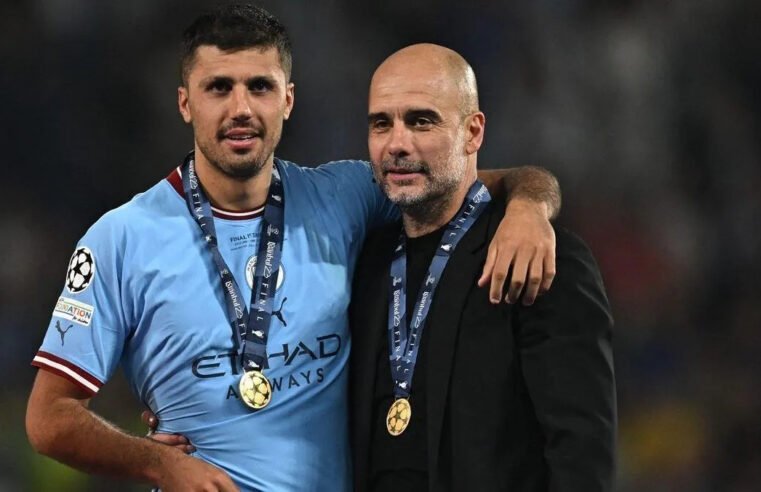 Encerramento de Pep Guardiola no City recoloca Rodri na mira do Real Madrid, diz Marca