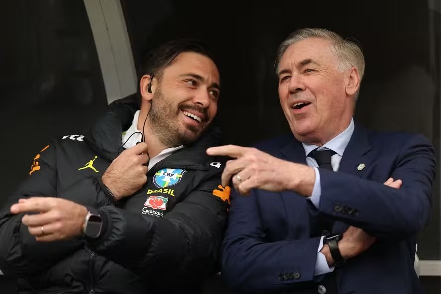 Filho e auxiliar de Ancelotti vê evolução física de Neymar antes da Copa do Mundo