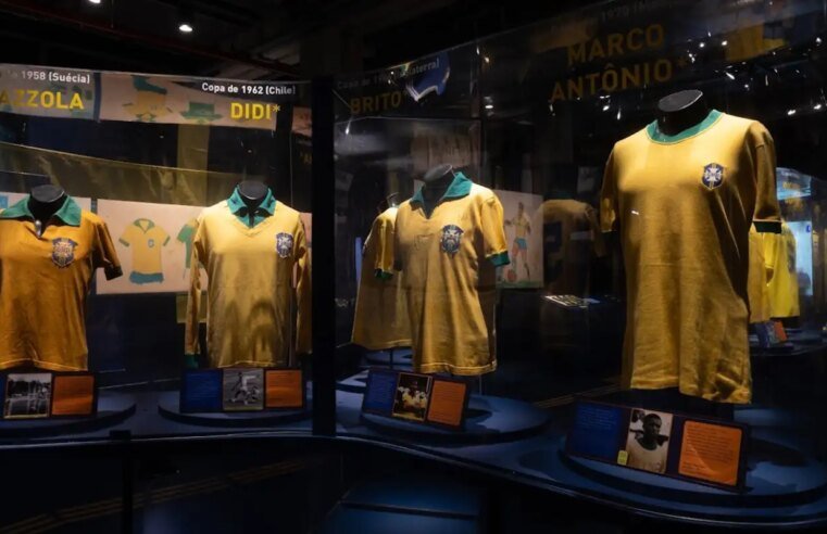 Futebol: exposição conta a história da camisa canarinho
