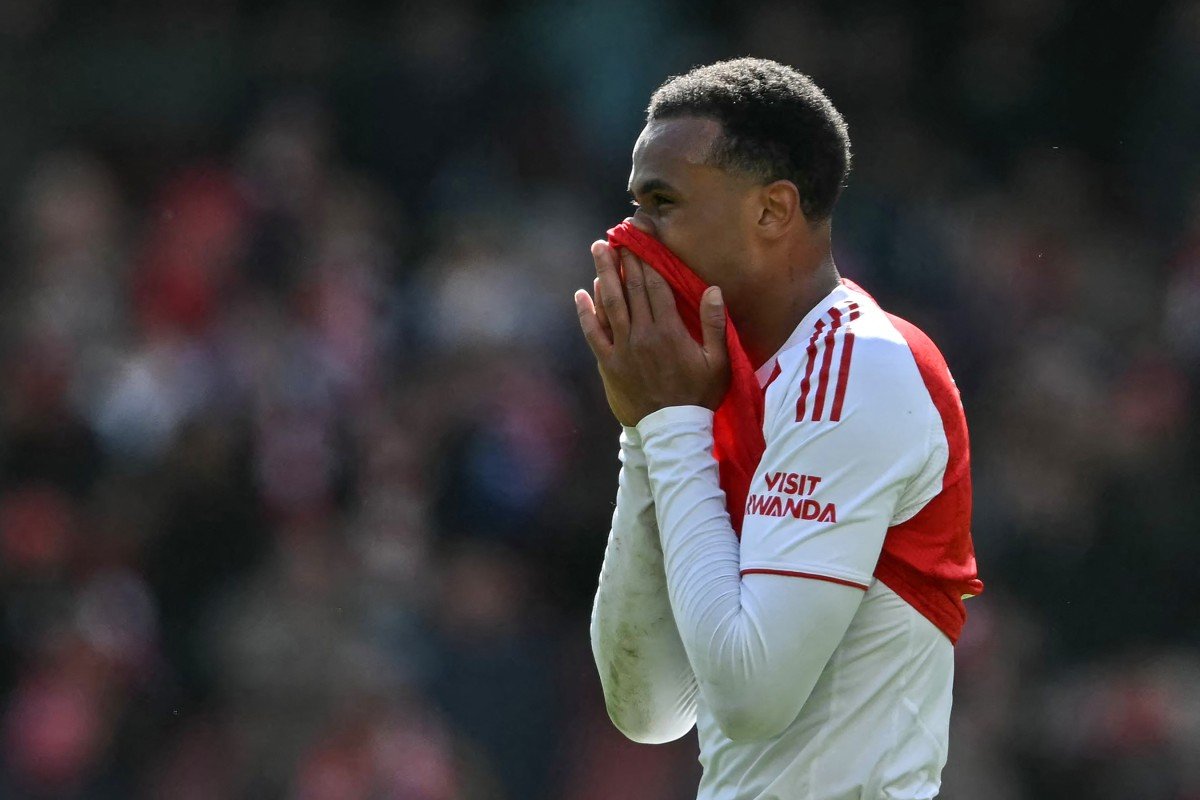 Gabriel Magalhães se declara ao Arsenal após erro na decisão da Champions