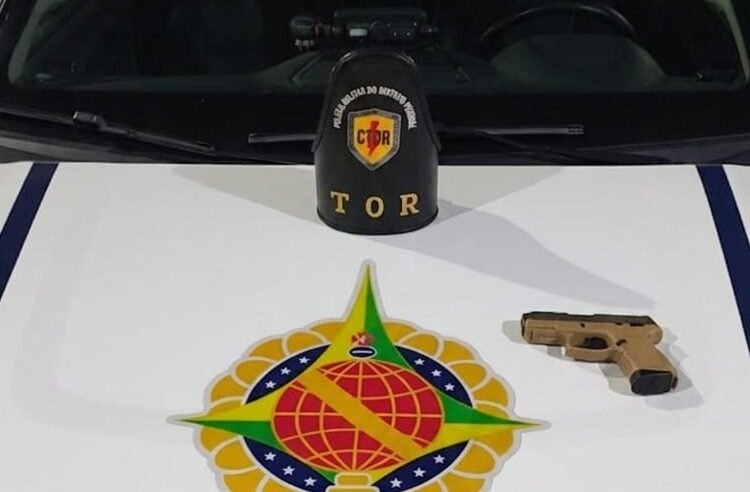 Homem é preso com arma e 99 munições em Ceilândia