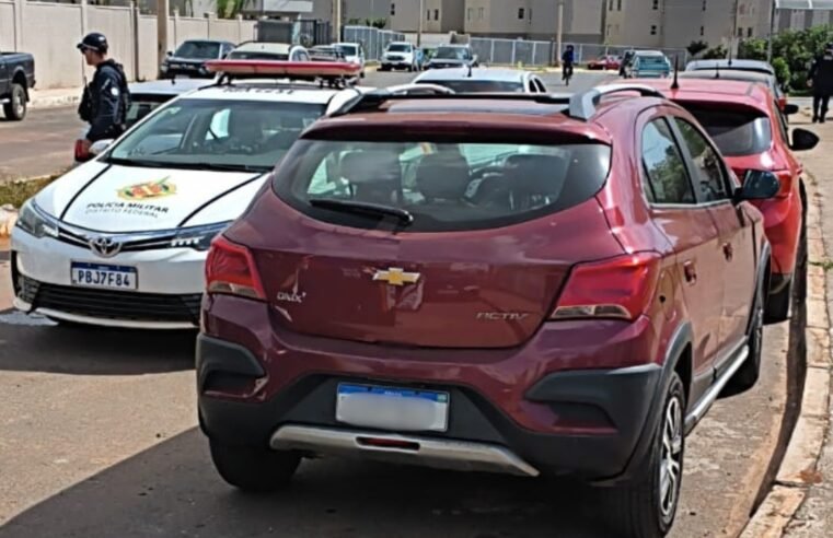Homem furta carro em academia e é preso horas depois em Sobradinho