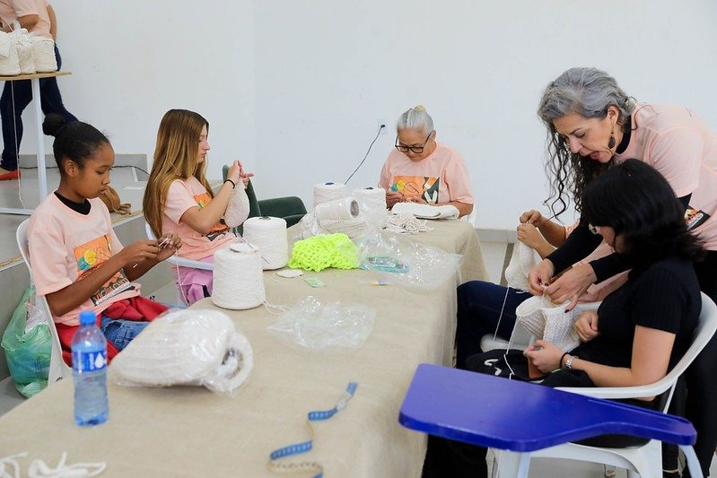 Inscrições abertas para oficinas gratuitas de crochê no Guará