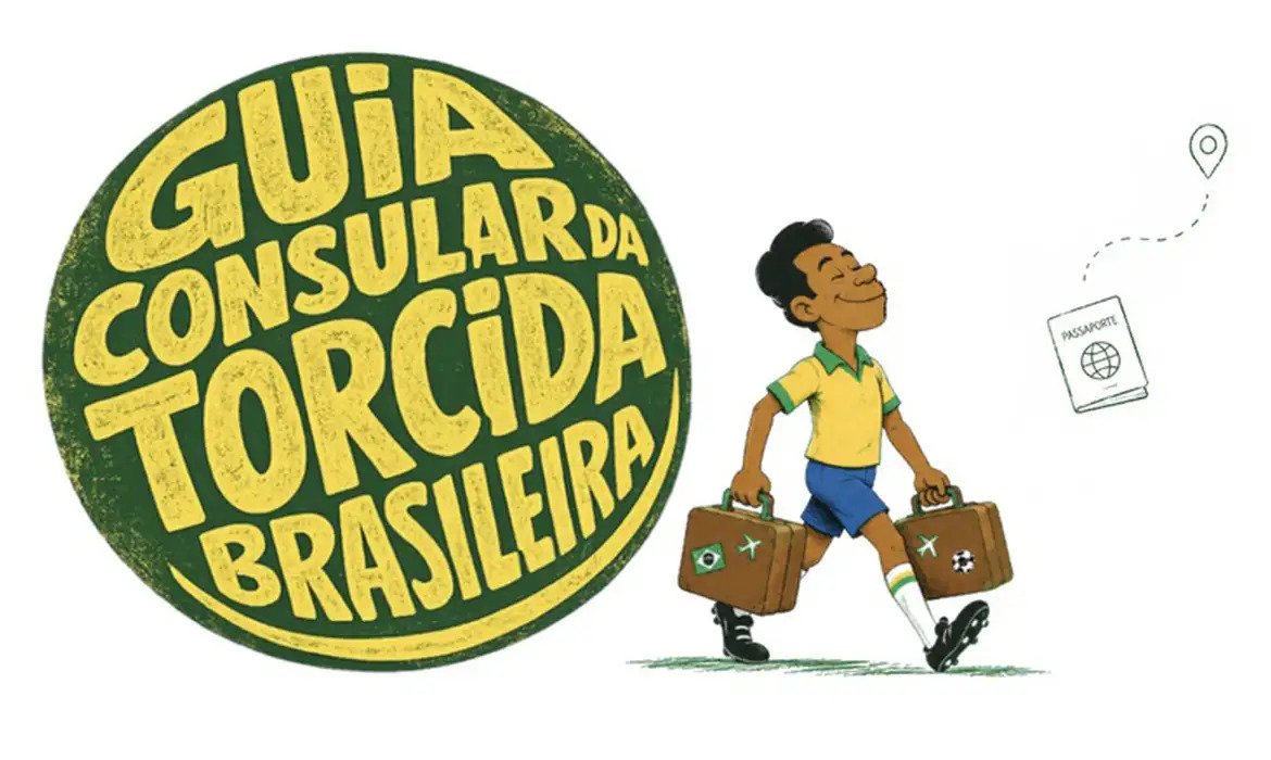 Itamaraty lança guia para torcedores brasileiros na Copa de 2026