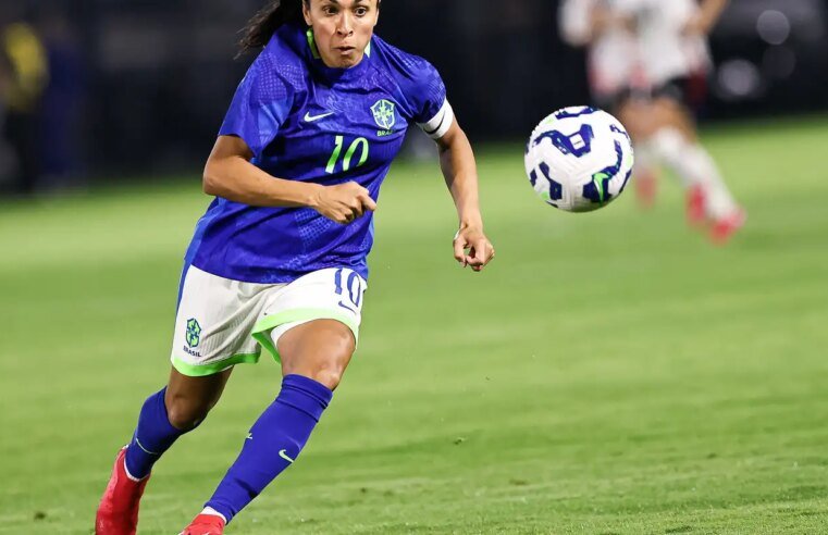 Marta volta à seleção feminina para 2 amistosos contra EUA no Brasil