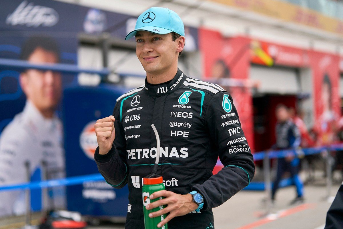 Mercedes têm disputa dura, e Russell vence a sprint do GP do Canadá