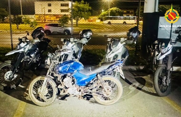 Motociclista é detido após perseguição pelas ruas do Recanto das Emas