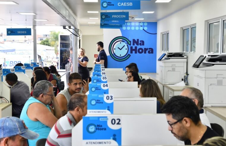Na Hora Mais Perto do Cidadão oferece serviços gratuitos no Parque da Cidade