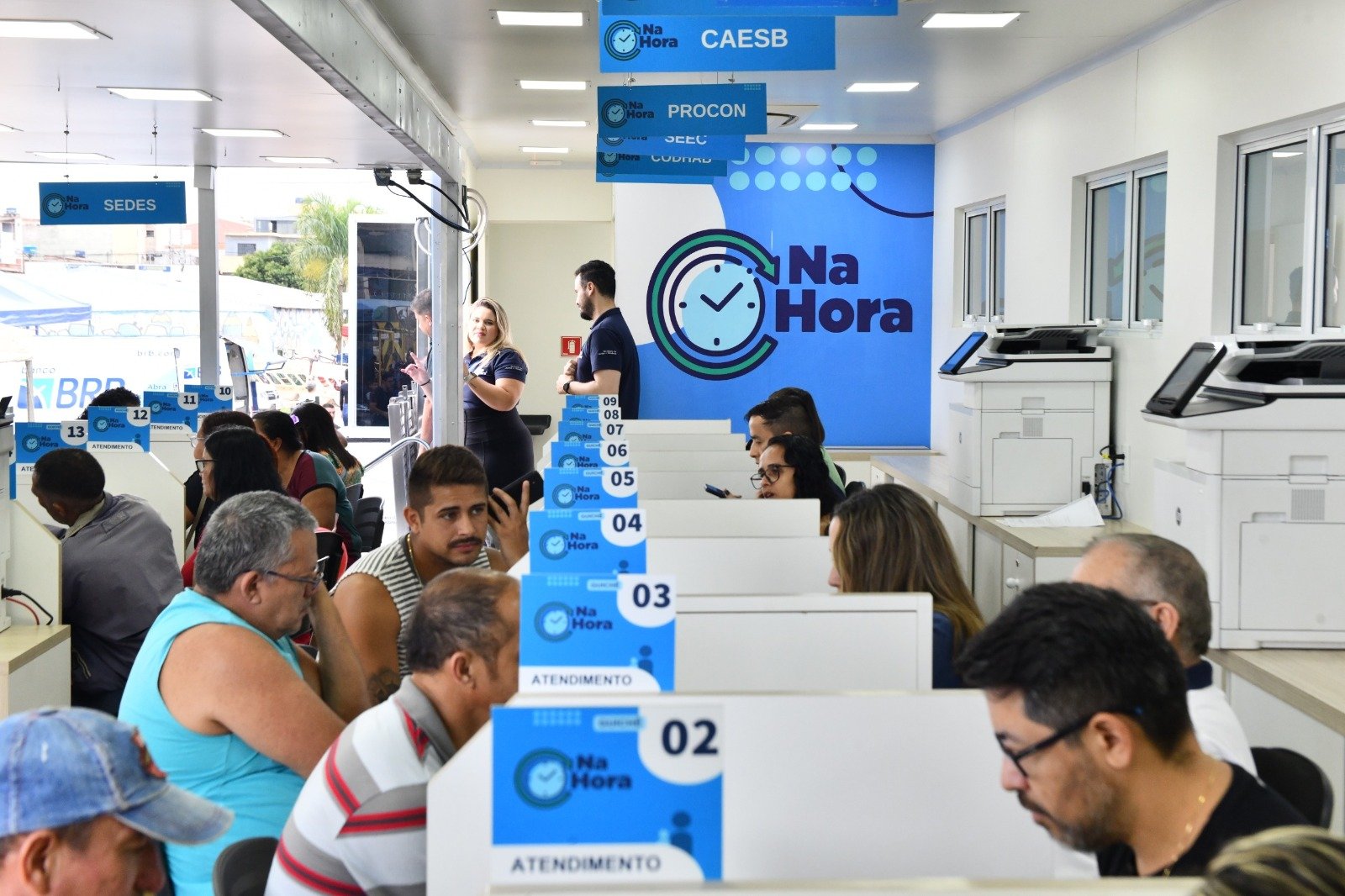 Na Hora Mais Perto do Cidadão oferece serviços gratuitos no Parque da Cidade