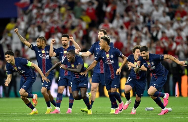 Nos pênaltis, PSG derrota o Arsenal e conquista o bicampeonato da Champions League