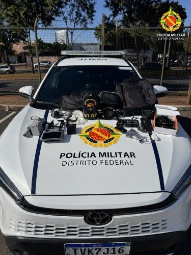 Operação entre DF e Goiás recupera equipamentos avaliados em mais de R$ 30 mil