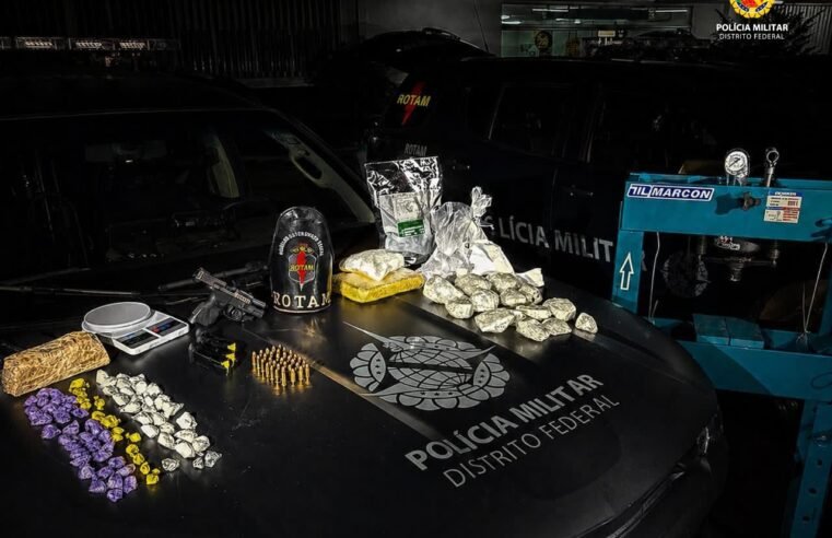 PMDF prende cinco pessoas e desmonta pontos de refino de drogas em São Sebastião e Samambaia