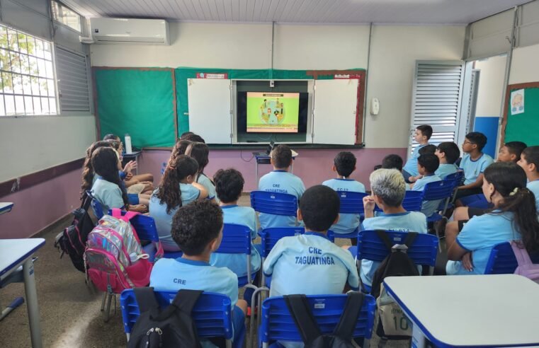 Programa Lobo-Guará leva educação ambiental a escola de Taguatinga