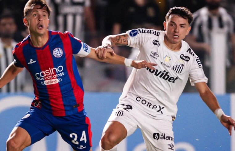 Santos cede empate ao San Lorenzo na Vila e se complica na Sul-Americana