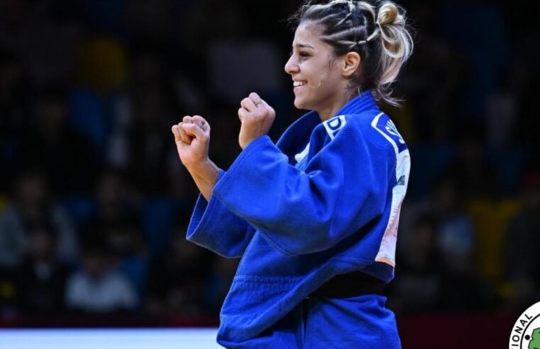Sarah Souza é bronze em 1º dia do Grand Slam de judô no Cazaquistão