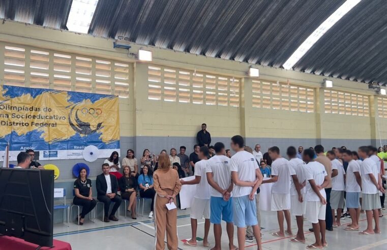 TJDFT participa da abertura da 1ª Olimpíada do sistema socioeducativo do DF