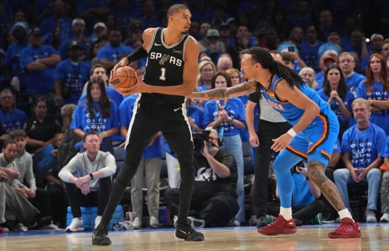 Wembanyama lidera Spurs, que batem Oklahoma e decidem a NBA contra Knicks