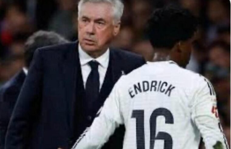 Ancelotti cogita Endrick titular nas oitavas da Copa