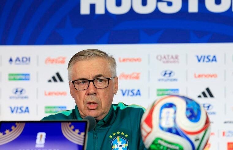 Ancelotti omite escalação do Brasil na véspera do duelo contra o Japão