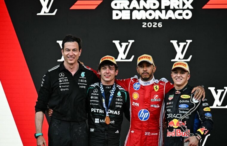 Antonelli vence em Mônaco e amplia vantagem na liderança da F-1