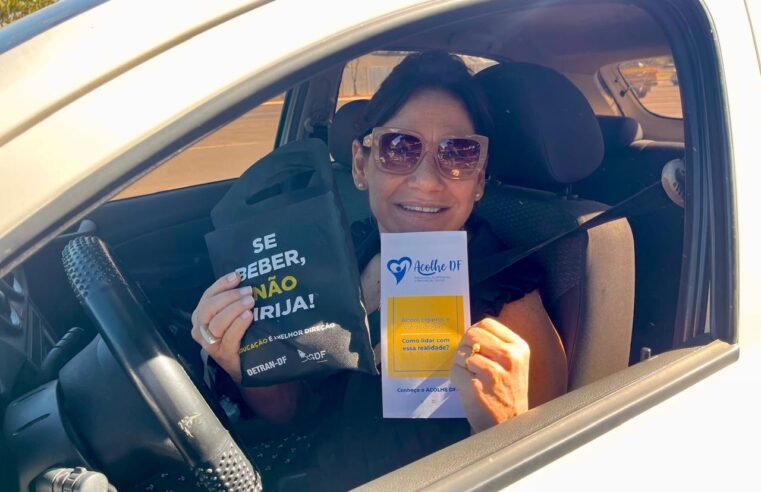 Blitz educativa encerra semana de prevenção às drogas no DF