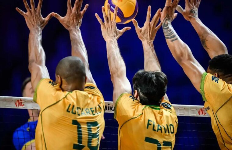 Brasil pega Itália atrás de reabilitação na Liga das Nações de vôlei