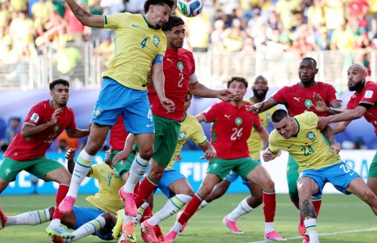 Brasil sofre com Marrocos e estreia na Copa do Mundo com empate