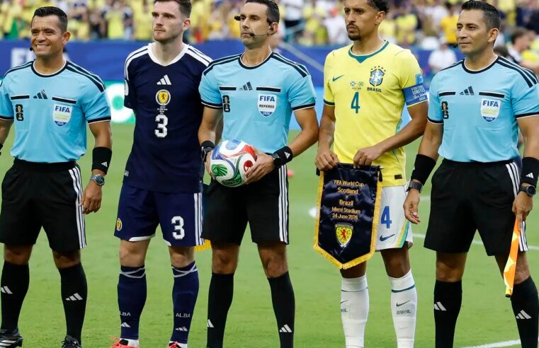 CBF envia ofício contestando gol anulado de Vini Jr. contra Escócia