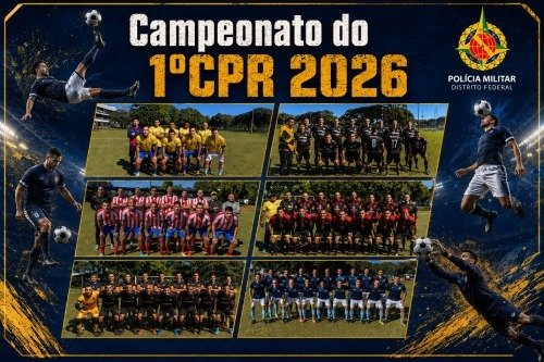 Campeonato do 1º CPR movimenta PMDF com mais de 200 atletas e 101 gols marcados
