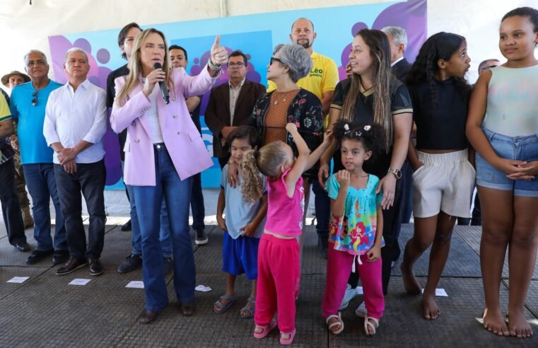 Celina Leão inaugura pavimentação da DF-205 e autoriza nova obra na Fercal