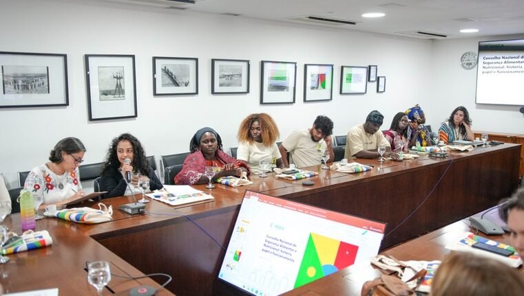 Consea recebe comitiva de Brasil e Guiné-Bissau em visita técnica
