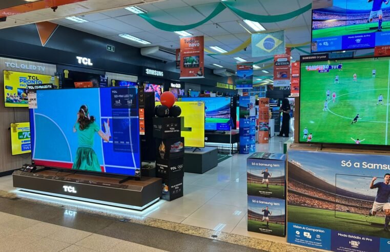Copa do Mundo impulsiona venda de TVs no DF